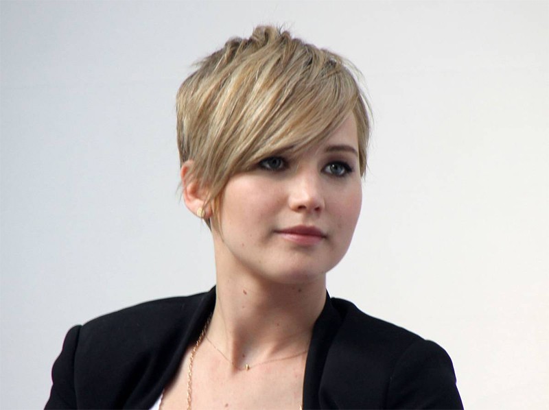 Pixie cut with bangs